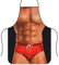 Yuknees - Delantal de cocina, diseño de hombre muscular, delantal sexy y divertido, delantales para barbacoas, para novios, regalos divertidos, fiestas, cocina, regalo