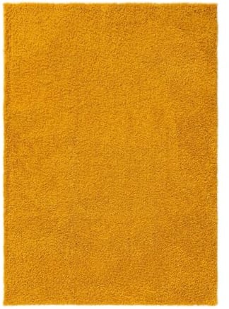benuta Basic Hochflorteppich Soho - gelb 200x250 cm - Kuschelig Weicher Teppich im Minimalistischen Look - Pflegeleicht - Fußbodenheizung Geeignet