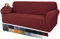 MAXIJIN Creative Jacquard Couchbezüge für 3-Sitzer, Super Stretch rutschfeste Sofabezug für Hunde Haustierfreundliche 1-teilige elastische Möbelschutz-Sofabezüge (3 Sitzer, Weinrot)
