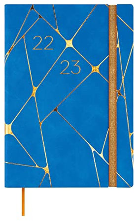 Finocam - Kalender 2022 2023 Mara 18 Monate Wochenansicht, Juli 2022 - Dezember 2023 (18 Monate) Geometrisch