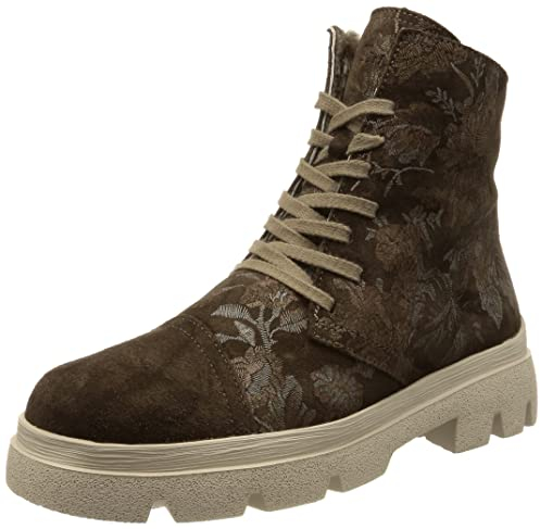THINK! Damen KANGAE chromfrei gegerbte Lammfell Schneestiefel, 3000 BARK/Kombi, 40 EU