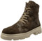 THINK! Damen KANGAE chromfrei gegerbte Lammfell Schneestiefel, 3000 BARK/Kombi, 40 EU