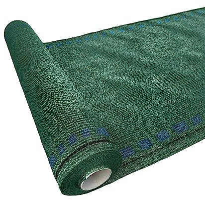 Rebecca Mobili Filet d'ombrage, Brise-Vent pour terrasse de Jardin, Vert, Hdpe, écran Anti-UV - Taille HxL : 2 x 25 MT - Art. RE6695