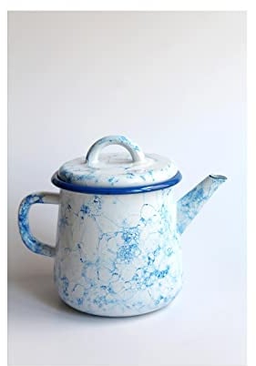 Elifle Bubble Collection Enamel Teapot