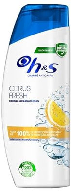 H&S Citrus Fresh Anti-Schuppen-Shampoo, bis zu 100% Schuppenschutz für Haar und Kopfhaut, klinisch getestet, dermatologisch getestet, 600 ml