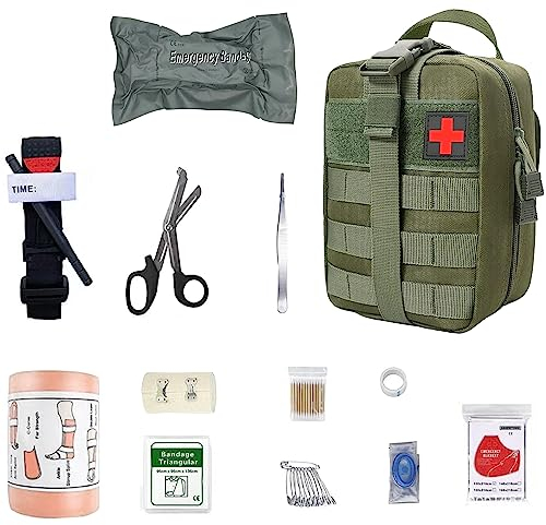 Tactical EMT Medical,táctica Bolsa MOLLE Pouch,Médica Bolsa,Botiquín de Primeros Auxilios,Táctica Compacta Botiquín,Bolsa de Emergencia,Kit Primeros Auxilios,Bolsa EMT Kit de Supervivencia