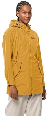 Jack Wolfskin Damen Dakar Parka W Mantel, Curry, 38