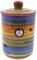 CÉRAMIQUE RAMBLEGNE | Pot à ail | Aero | Bocaux de cuisine | Récipient à ail | Bocaux originaux décoré arc-en-ciel - Modèle M01 | Décoration 100% faite à la main | 12x12x20 cm