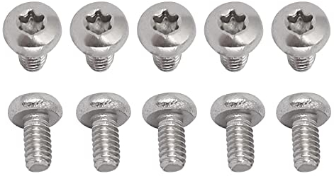 DTGN M2x4mm(DxL) Schwenkkopf Torx Schrauben - 200Pack - Gut für Maschine - 304 Edelstahl Tamper Proof Torx Sicherheit Verschlüsse - Silber
