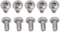 DTGN M2x4mm(DxL) Schwenkkopf Torx Schrauben - 200Pack - Gut für Maschine - 304 Edelstahl Tamper Proof Torx Sicherheit Verschlüsse - Silber