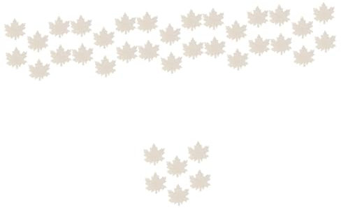 EXCEART 36 Stk Ahornholzspäne Unvollendete Holzverzierung Baumscheiben Unfertige Hängende Herbstblätter Ahornblatt-diy-tags Tischstreuer Aus Weihnachten Bastelmaterial Kind