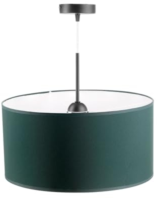 Miratic Hängeleuchten & Pendelleuchten Pendelleuchte Esstisch Moderne Deckenlampe Hängend mit austauschbarer E27-Lichtquelle max 60 W (Flaschengrün)(Glühbirne fehlt)