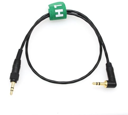 HangTon Audiokabel Verriegelung 3.5mm 1/8 auf 3.5mm für Sennheiser EK 500 G4 Sony UWP D21 URX Empfänger zu Canon RED Kamera Recorder Mixer Telefon 20