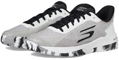 Skechers Mens Pickleball Viper Court Pro 2.0 Sneaker White/Black 9 Medium