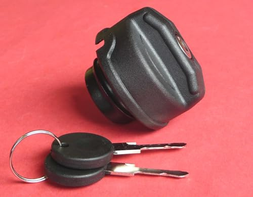 Generisch Tankdeckel abschließbar SERIE für Golf 2/3 / Bus T4, Silber, Auto, Bus, Einschrauben, 2 Schlüssel