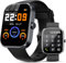 Smartwatch Damen Herren mit Telefonfunktion, 1,91 HD Touchscreen Smart Watch mit Bluetooth Anrufe, 112+ Sportmodi, IP68 Wasserdicht, Sportuhr mit Puls Schlafmonitor, Uhren für Android iOS (Schwarz)