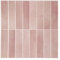 3D Fliesenaufkleber Klebefliesen Wandfliesen, 10-Stück Rosa Selbstklebende Fliesen für Küche Bad Fliesendekor (30,5 x 30,5 cm, 0.93㎡)