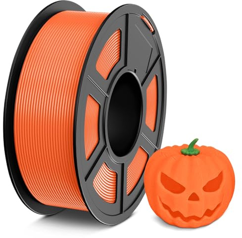 TECBEARS PETG Filament 1.75 mm LichtOrange, Stärker Zähigkeit PETG 3D Drucker Filament, 1kg Spule, Maßgenauigkeit +/- 0,02 mm, Kompatibel mit FDM Drucker,Sonniges Orange