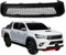 DRYFAL Auto Frontstoßstangengrill für Toyota Hilux Revo 2016-2019 Vorne Grill Kühlergrille vorne Oben Wabengrill Front Grill Auto Frontgrill