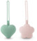 Glamifyr 2 scatole portaciuccio in silicone da viaggio, ciuccio, contenitore per ciuccio, senza BPA, per ciuccio, accessori per bambini sicuri