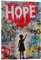 Hope - Banksy Style Acrylglasbild von Frank Daske 13 x 18 cm Bunt Wandbilder Wanddeko