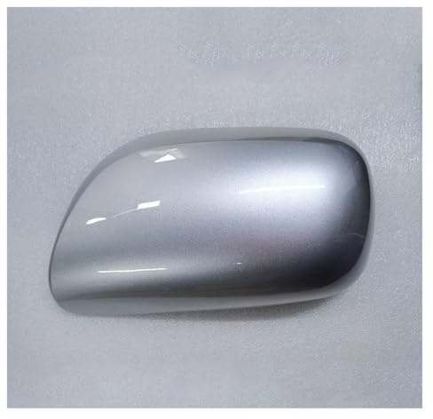 Tür Spiegelkappen Für Toyota Für Yaris 2006-2011 Rückspiegel Abdeckung Reverse Spiegel Shell Spiegel Fall Gehäuse Rückspiegelkappe(Silver Left)