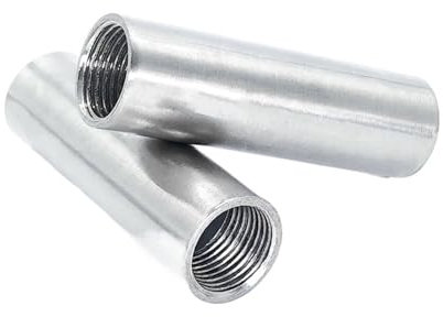 Tuyaux Raccord de tuyau en acier inoxydable 1/2, filetage femelle 304, connecteur à mamelon Long, 50mm 60mm 80mm 100mm 150mm 200mm 250mm 300mm de Long(80mm)