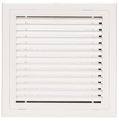 PATIKIL Rejilla De Ventilación De Plástico De 14x14 Pulgadas Blanco