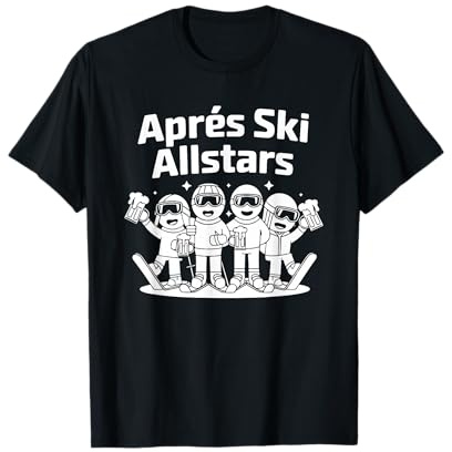 Après Ski Allstars Winter Mountain Party Squad T-Shirt