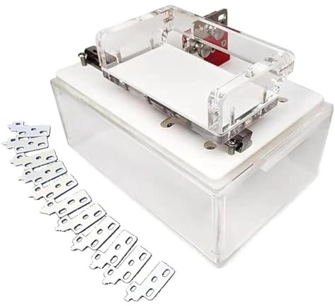 Handmade Soap Trimmer, Cold Soap Edger Beveler Planer with 12 Pcs Modeling Knife, Square/Round Cold Soap Chamfer, Depth of Knives Adjustable