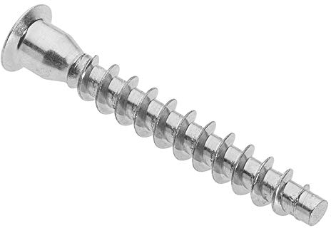 Mprofi MT® 10 X Confirmat Schrauben - Möbelschrauben 7 X 50mm - Schrankverbinder Schraube - Holzschrauben aus Verzinktem Stahl - Schrauben für Korpusverbindung - Senkkopf mit Innensechskant K7/10