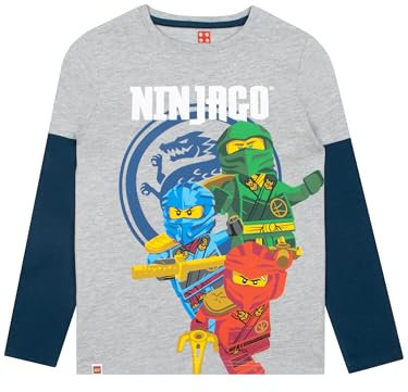 LEGO Ninjago Shirt | Ninjago T Shirt | Langarm Top | Langarmshirts Für Jungen | Ninja Kleidung Jungen | Mehrfarbig 110