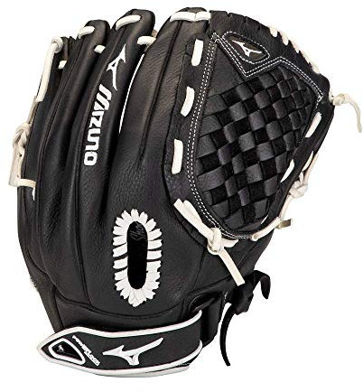 Mizuno GPSL1200F3 Prospect Select Fastpitch Softball Glove 12, Right Hand Throw, BLACK