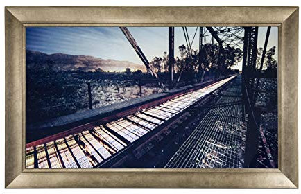 Customized Bezel Compatible for Samsung The Frame TV (New York Bronze, 55 inch)
