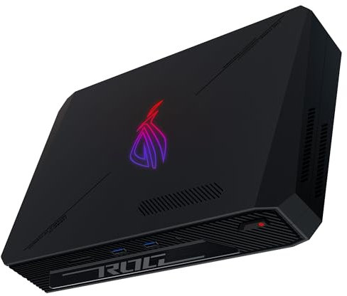 ASUS ROG NUC - Computer desktop Intel Core Ultra 9 185H, GeForce RTX4070, 32 GB RAM DDR5, 1 TB SSD, Windows 11 Home, cavo di alimentazione non incluso
