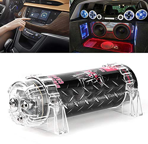 Terisass 4 Condensatore per Auto Car o Condensatore di Digitale Amplificatore Regolatore Stabilizzatore Display Tensione a LED