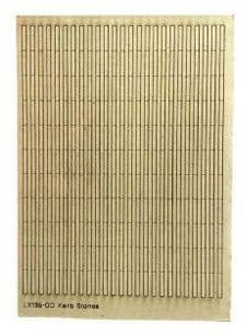 Scale Model Scenery LX135-OO Kerb Stones (3ft) For OO Scale Model Railway Layouts & 1:76 Diecast Dioramas