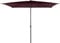 Hespéride - Parasol droit rectangulaire Loompa Bordeaux