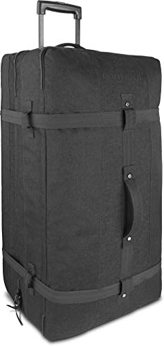 normani Reisetaschen-Rucksack mit Trolleyfunktion - Backpacker mit vielen Taschen Farbe Schwarz Größe 60 Liter