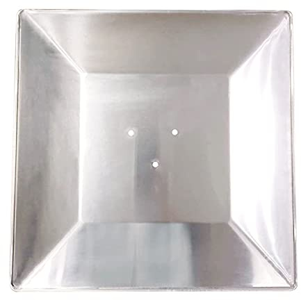 Hanghaijia Bouclier De Chauffage De Patio Pyramide Au Propane À 4 Côtés, Réflecteur Supérieur De Remplacement pour Les Chauffe-Tubes en Verre (Size : 6.9cm/2.7in)