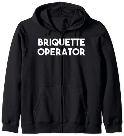 Briquette Operator Zip Hoodie