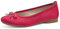 Jana Women's 8-22164-41 Ballet Flat, Fuchsia, 5.5 UK