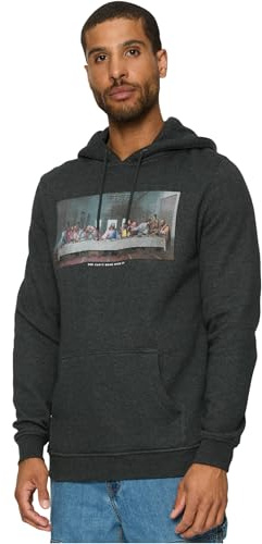 Mister Tee Herren Kapuzenpullover Can't Hang with Us Hoody Charcoal L