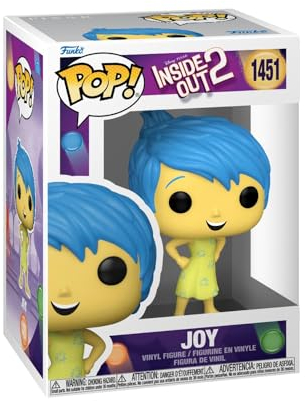 Funko POP! Disney: Inside Out 2- Joy - Figura in Vinile da Collezione - Idea Regalo - Merchandising Ufficiale - Giocattoli per Bambini e Adulti - Movies Fans - Figura da Collezione e da Esposizione