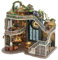 TOPBSFARNY DIY Mini Magic House Kit Magic Cabin Handmontiertes Puppenhaus Mini 3D Holzpuppenhaus Bastelmodell mit staubdichter Abdeckung und LED, kreative Raumidee für Valentinstag Geburtstag Geschenk