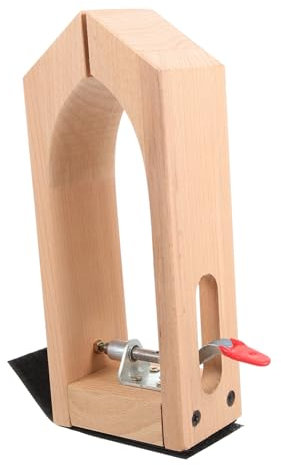 STOBOK Hand Sewn Wooden Frame Leatherworking Hand Sewing Leather Clamp Horse Clamp Leather Clamp Stitch Tools Stitching Fixing Clamps Skinned Work Folder