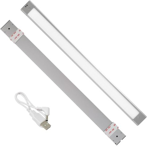 LED ATOMANT Luz de armario LED con sensor sin contacto, Recargable USB, 50cm, Regleta LED para Cocina, Gabinete, Encimera