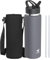 AORIN Trinkflasche Edelstahl, 1000ml Auslaufsichere Wasserflasche mit Strohhalm, BPA-Frei Trinkflasche Kinder, Vakuumisolierte Thermoskanne für Sport, Schule, Fitness, Outdoor