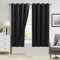 Bujasso Black Full Blackout Curtains Triple Layer Thermal Insulated Window Panels 72 inches Long for Living Room Bedroom Understated luxury Black Draps Grommet Top 2 Panels 45 Wx72 L