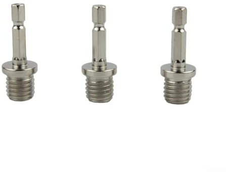 Sechskant-Verbindungsstangen-Adapter, Bohrfutter, für M14-Gewinde, einfacher Anschluss für Elektrowerkzeuge, 3 Stück